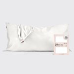 kitsch Satin Pillowcase in Ivory 2 Pack - King Bundle