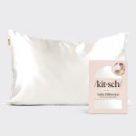 kitsch Satin Pillowcase in Ivory