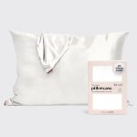 kitsch Satin Pillowcase in Ivory 4 Pack Bundle