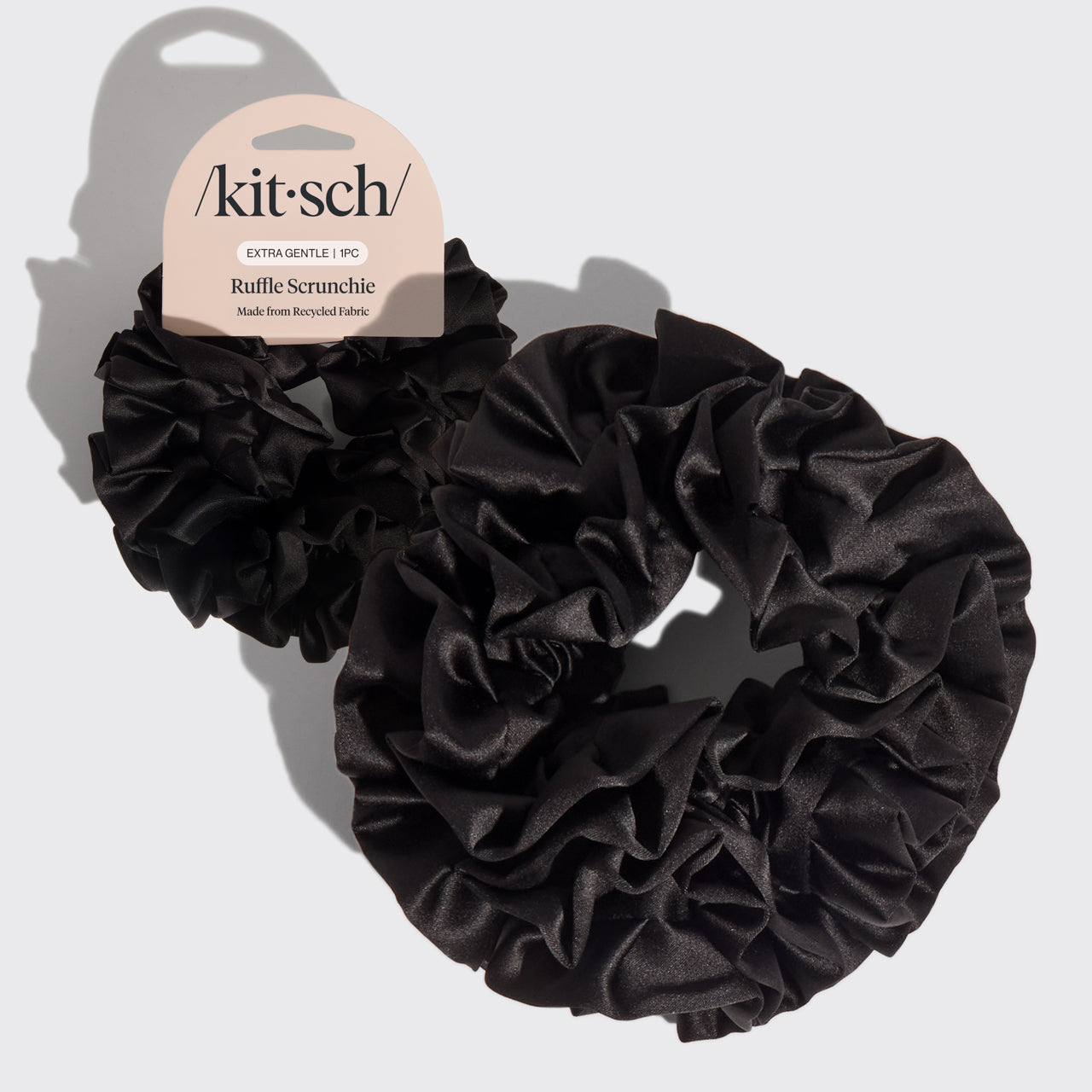 503332-RecycledFabricRuffleScrunchie-Black-Hair-Hero-1280x1280px