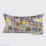 kitsch Lisa Frank x Kitsch Satin Pillowcase in The Fantastic World of Lisa Frank - King