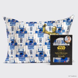 kitsch Star Wars? & Kitsch Satin Pillowcase?in R2-D2 & C-3PO