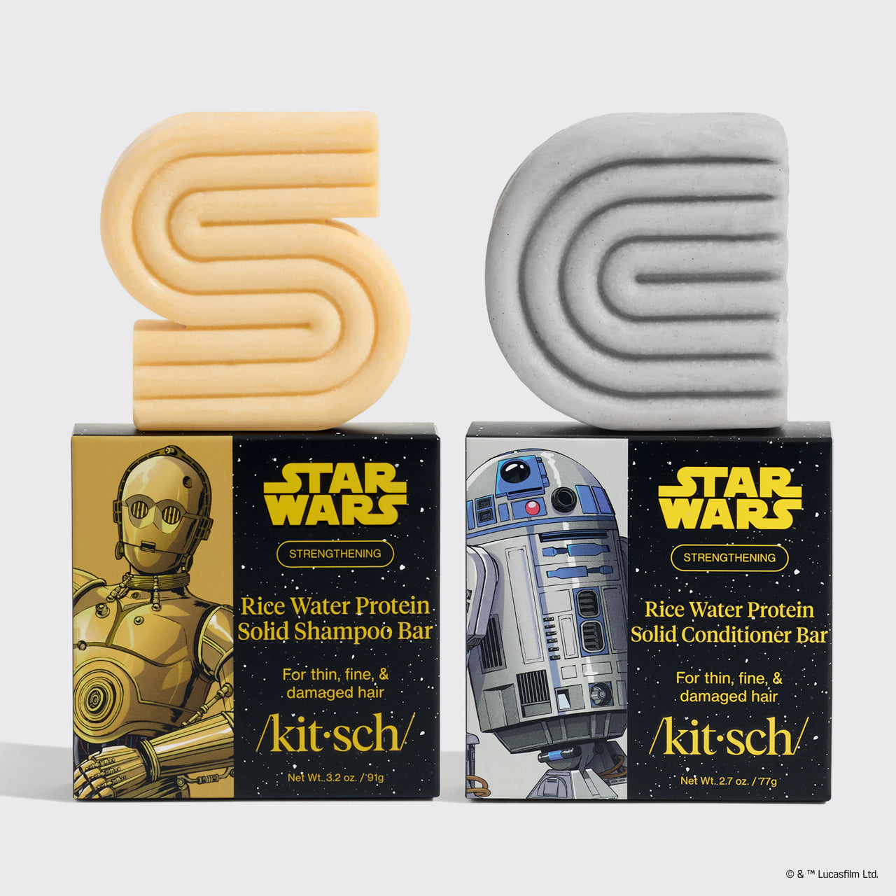 504506-504513-StarWarsxKitsch-RiceWaterProteinStrengtheningSolidShampoo_Conditioner-C-3PO-R2D2-Pkg-Hero-1280x1280px