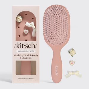 kitsch KitschPop?? Paddle Brush in Terracotta