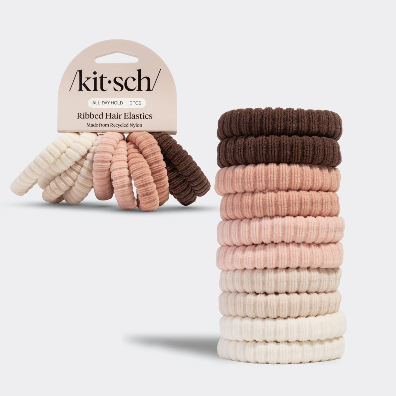 508764-RecycledFabricRibbedHairElastics-10pc-TrendHairAccessories-Blush-Hero-1280x1280px