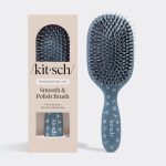 kitsch Coastal Blue Print Smooth & Polish Brush