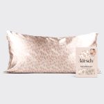 kitsch Satin Pillowcase in Leopard - King