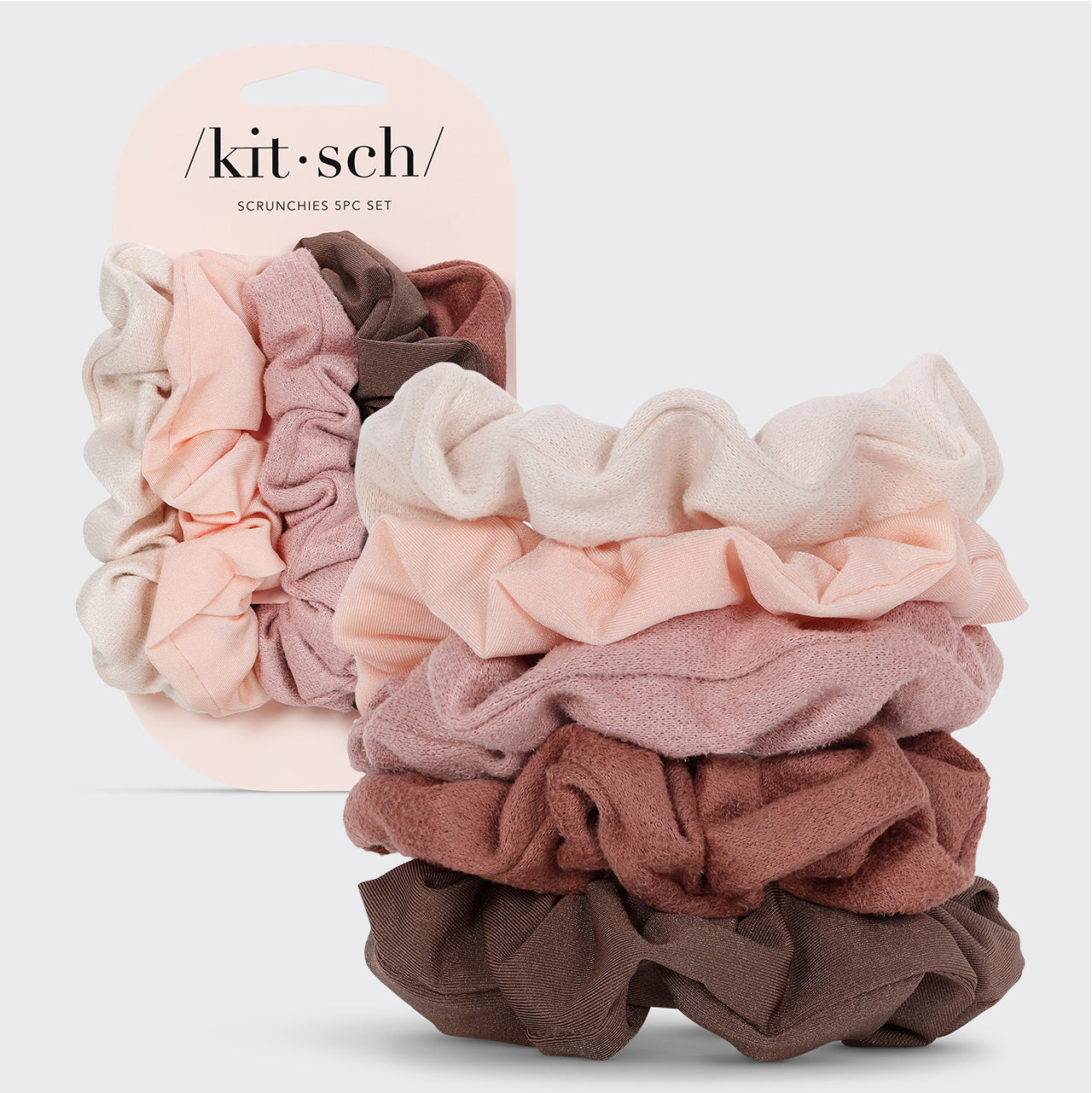5379NW-AssortedTexturedScrunchies-5pc-Hair-Terracotta-hero-1280x1280px