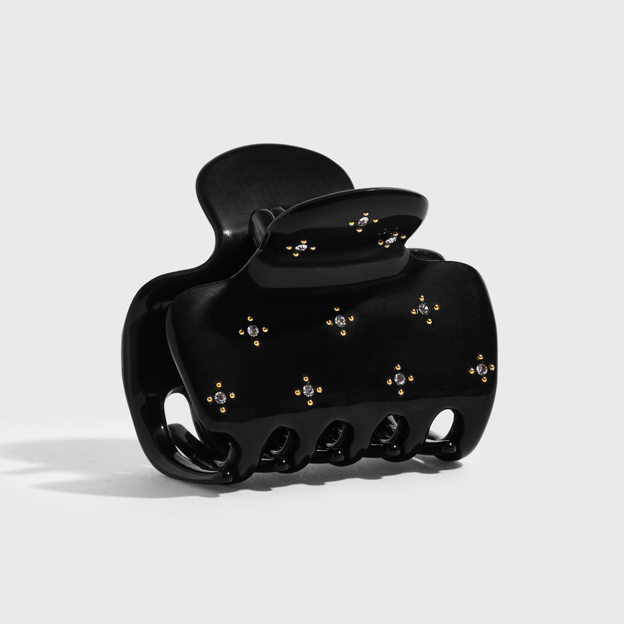 65966-RecycledPlasticRhinestoneMediumPuffyClawClip-1pc-Hair-Black-2-1280x1280px