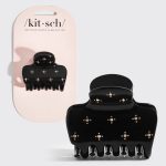 kitsch Black Rhinestone Cloud Claw Clip