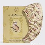 kitsch Kitsch x Harry Potter Satin Wrapped Hair Towel in Hufflepuff