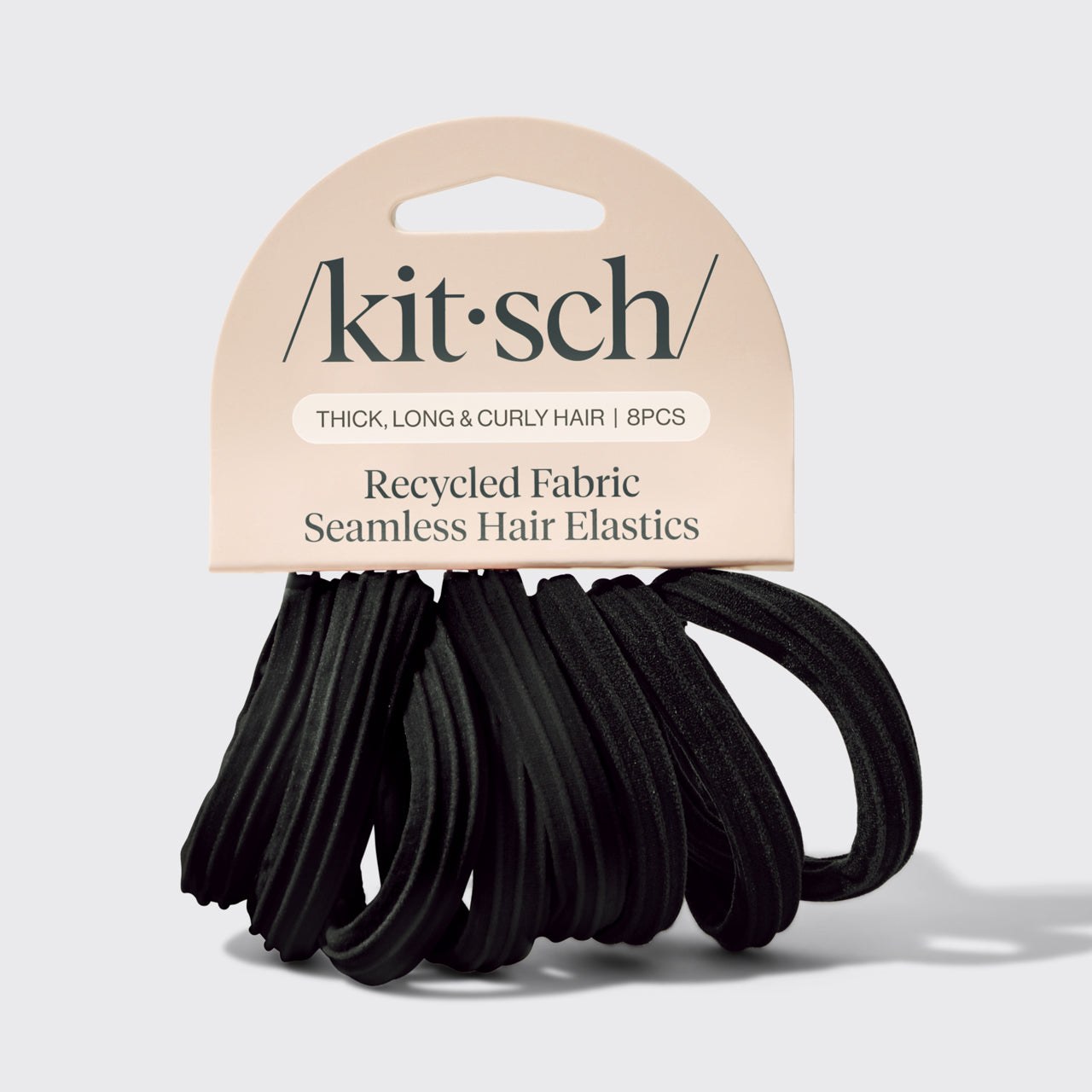 68899-RecycledFabric-SeamlessHairElastics-8pc-Hair-Black-pkg-1280x1280px