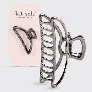kitsch Hematite Metal Claw Clip