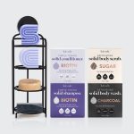 kitsch Purple Shampoo & Conditioner Bar with Biotin Caddy Bundle