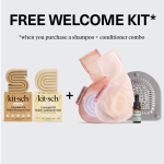 kitsch Winter Welcome Kit Coconut Oil Shampoo & Conditioner Bar Combo for Dry Damaged Hair