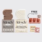 kitsch Strengthening Rice Water Terracotta Self Draining Soap Dish Bundle